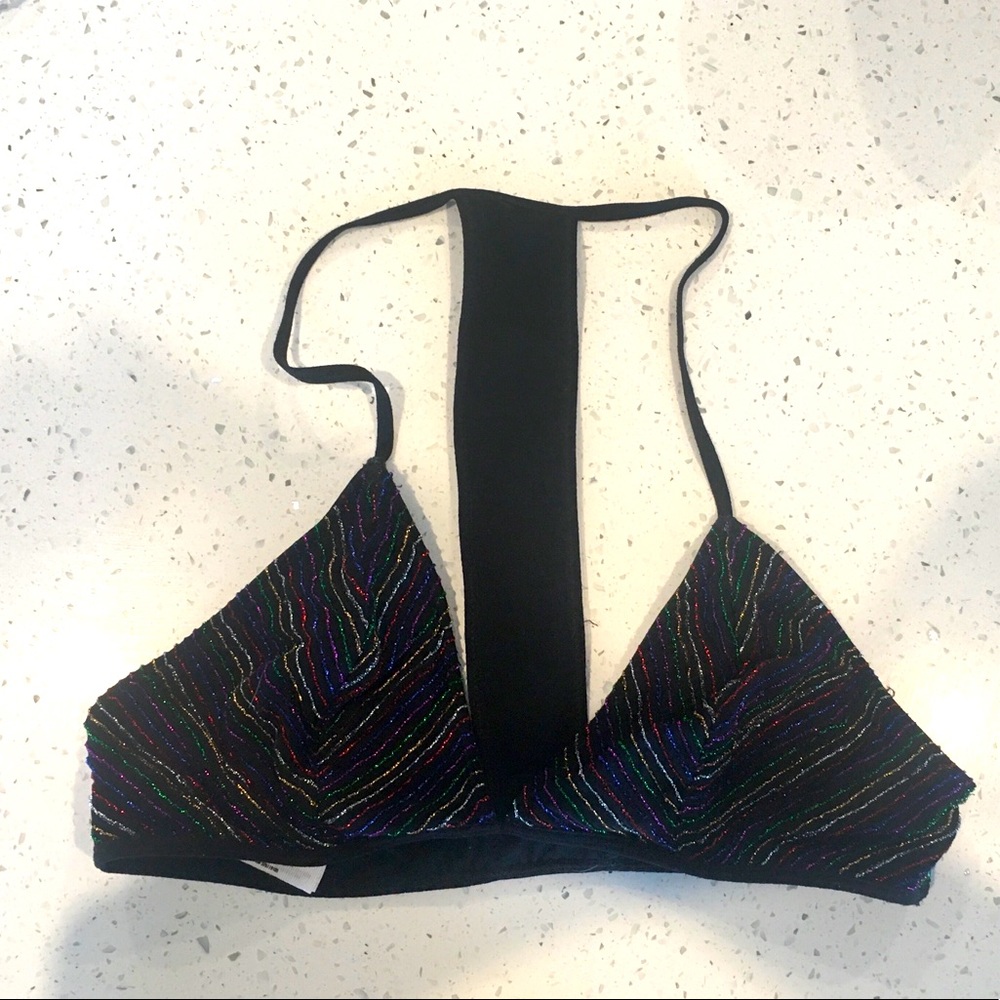 Free People Black Bra large BNWOT
